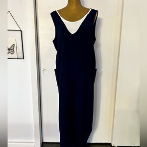 Chic Navy Blue Jumpsuit